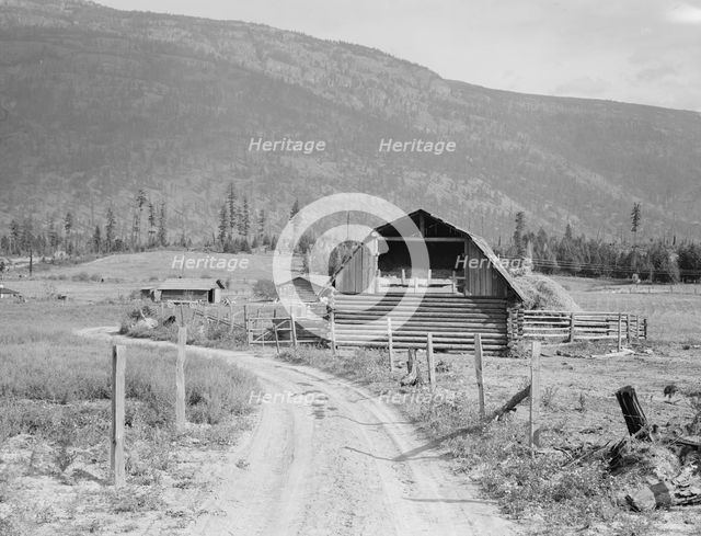 Farm of FSA, land clearing loan, Boundary County, Idaho, 1939. Creator: Dorothea Lange.