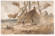 Farm on the heath, 1849. Creator: Johannes Tavenraat
