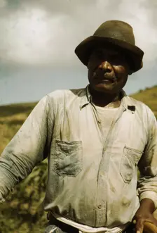 Farm Security Administration borrower, vicinity of Frederiksted, St. Croix, Virgin Islands, 1941. Creator: Jack Delano