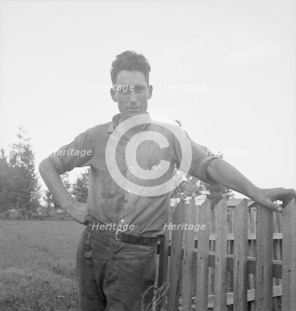Farm Security Administration (FSA) cooperative farm, Lake Dick, Arkansas , 1939. Creator: Dorothea Lange.