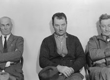 Farm Security clients during applications for aid under Tenant Purchase Act, Stockton, CA, 1938. Creator: Dorothea Lange