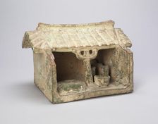 Farm Shed with Grain Mill, Eastern Han dynasty (A.D. 25-220). Creator: Unknown