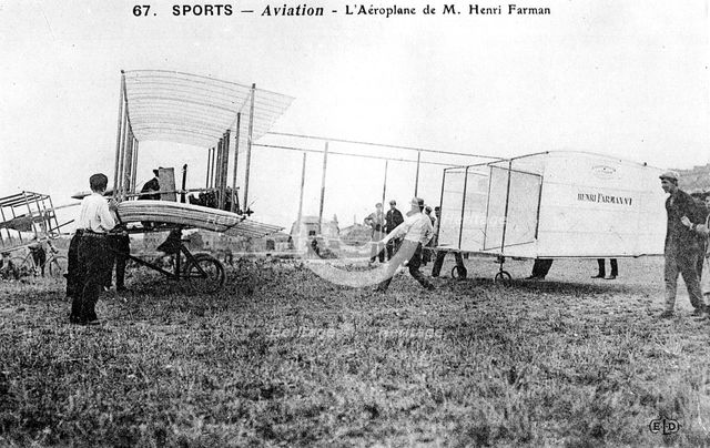 Farman biplane No 1, c1912. Creator: Unknown.