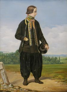 Farmer from Amager, 1843. Creator: Johan Christoffer Boklund