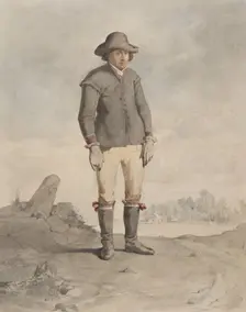 Farmer from Fär district, 1810-1857. Creator: Otto Wallgren