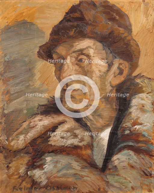 Farmer from Nordingrå, 1917. Creator: Helmer Osslund.