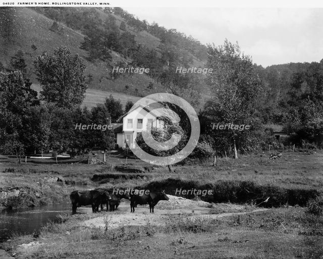 Farmer's home, Rolling Stone Valley, Minn., between 1880 and 1899. Creator: Unknown.