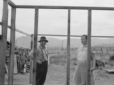 Farmer starting out on cut-over land building..., Priest River Valley, Bonner County, Idaho, 1939. Creator: Dorothea Lange
