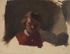 Farmer. Study for Low Church Devotion, probably 1847. Creator: Adolph Tidemand
