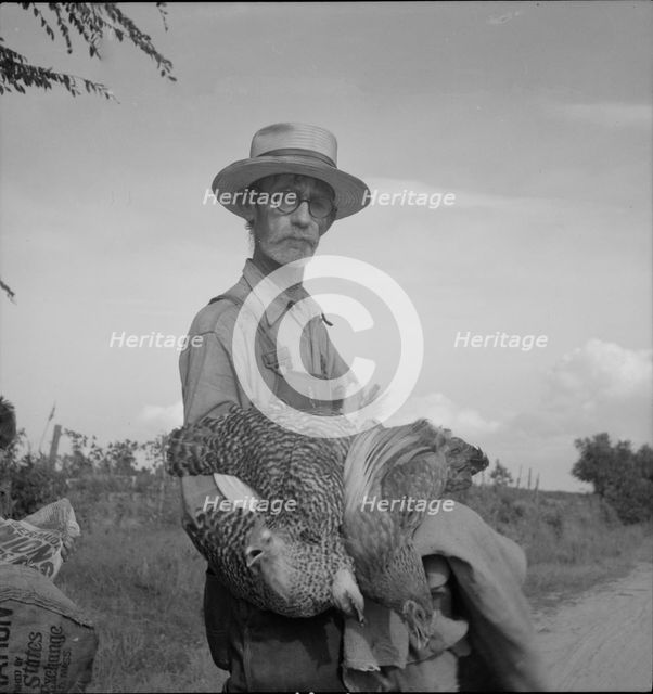 Farmer who has just moved into impoverished Greene County, Georgia from the Georgia hills, 1937. Creator: Dorothea Lange.