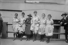Farmerettes, between c1915 and 1918. Creator: Bain News Service