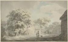 Farmers tavern in Overveen, 1774-1808. Creator: Franciscus Andreas Milatz