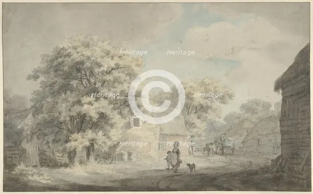 Farmers' tavern in Overveen, 1774-1808. Creator: Franciscus Andreas Milatz.