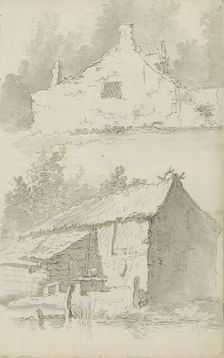 Farmers houses, c.1780-c.1800. Creator: Bernhard Heinrich Thier
