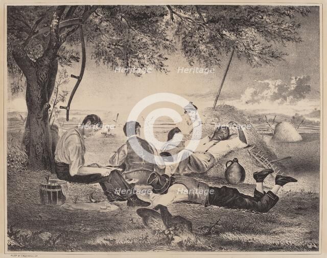 Farmer's Nooning, c. 1840. Creator: Unknown.