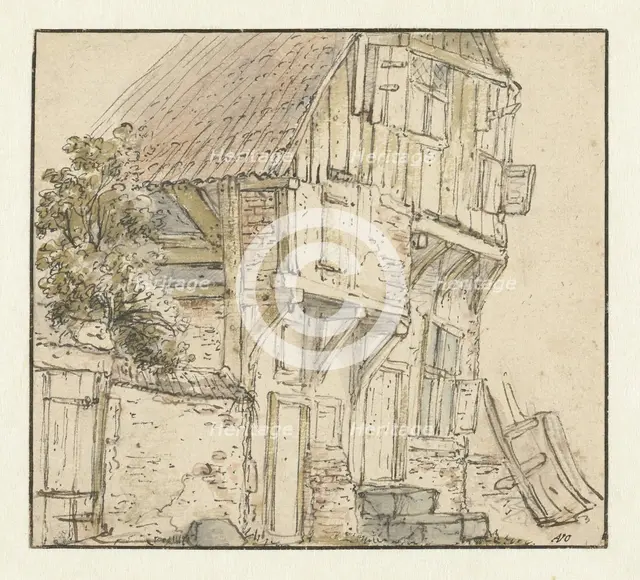 Farmhouse, 1631-1649. Creator: Isaac van Ostade.