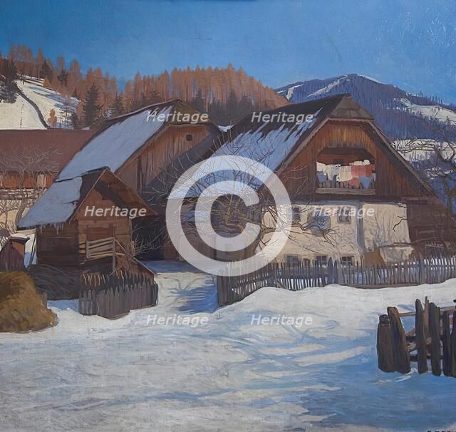 Farmhouse, 1914. Creator: Friedrich Beck.