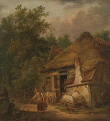 Farmhouse near Helvoirt, 1814-1816. Creator: Pieter Barbiers