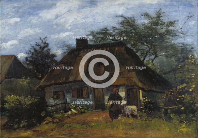 Farmhouse in Nuenen (La Chaumière). Artist: Gogh, Vincent, van (1853-1890)