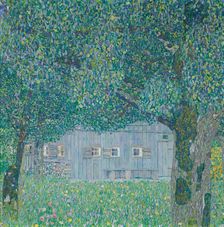 Farmhouse in Buchberg (Upper Austrian farmhouse), 1911. Creator: Gustav Klimt