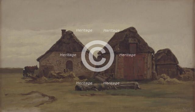 Farmhouses, 1855-1913. Creator: Wilhelm Xylander.