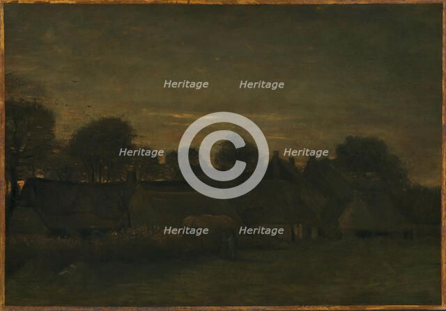 Farming Village at Twilight, 1885.