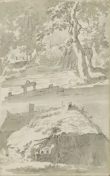 Farms, c.1780-c.1800. Creator: Bernhard Heinrich Thier