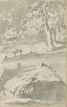 Farms, c.1780-c.1800. Creator: Bernhard Heinrich Thier