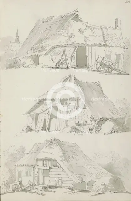 Farms, c.1780-c.1800. Creator: Bernhard Heinrich Thier.