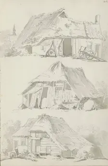 Farms, c.1780-c.1800. Creator: Bernhard Heinrich Thier