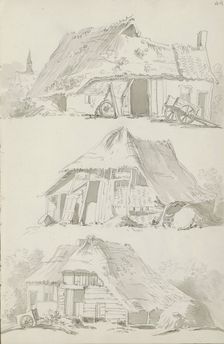 Farms, c.1780-c.1800. Creator: Bernhard Heinrich Thier