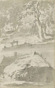 Farms, c.1780-c.1800. Creator: Bernhard Heinrich Thier