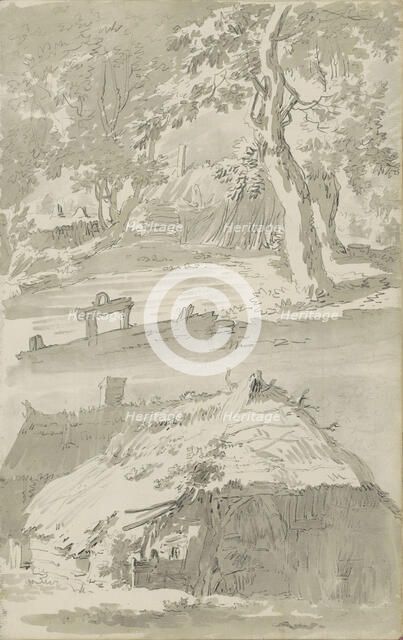 Farms, c.1780-c.1800. Creator: Bernhard Heinrich Thier.