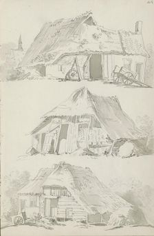 Farms, c.1780-c.1800. Creator: Bernhard Heinrich Thier