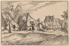 Farms in a Village, published 1612. Creator: Claes Jansz Visscher