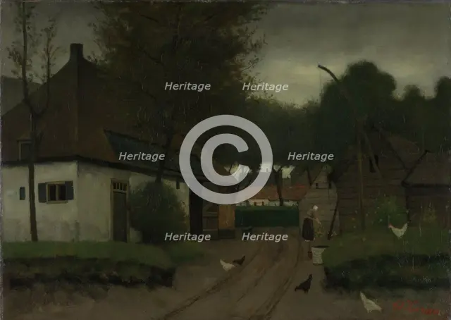 Farmstead, 1890-1900. Creator: Johann Eduard Karsen.