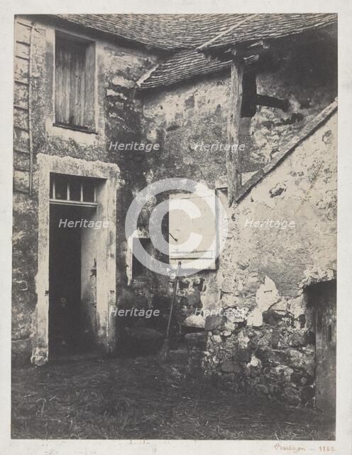 Farmyard, 1862. Creator: Eugène Cuvelier (French, 1837-1900).