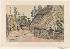 Farmyard, 1873-1932. Creator: Willem Steenhoff