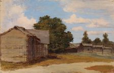 Farmyard, 1882. Creator: Kasper Jarnefelt