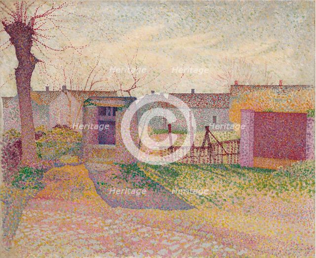 Farmyard, 1887. Creator: Delavallée, Henri (1862-1943).