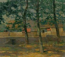 Farmyard, 1928-1938. Creator: Antonin Hudecek