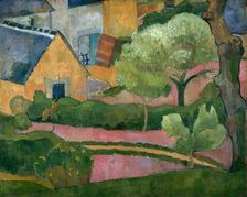 Farmyard at Le Pouldu, about 1892. Creator: Jan Verkade