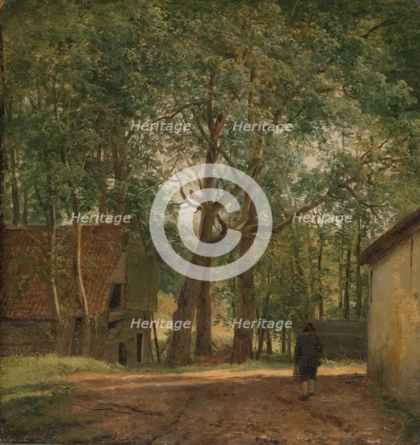 Farmyard, c.1820-c.1830. Creator: Andreas Schelfhout.