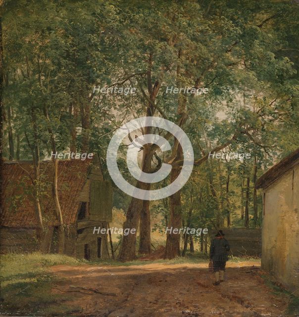 Farmyard, c.1820-c.1830. Creator: Andreas Schelfhout.