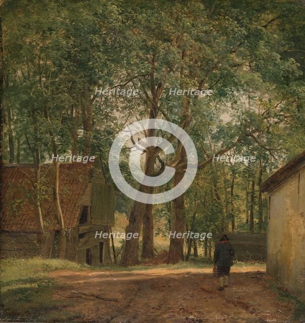 Farmyard, c.1820-c.1830. Creator: Andreas Schelfhout.