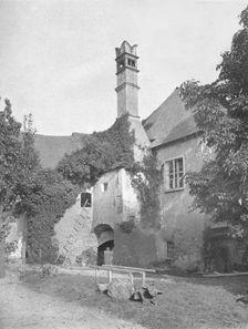 Farmyard in Lower Austria 1910. Artists: Konrad Heller, C Angerer & Goschl