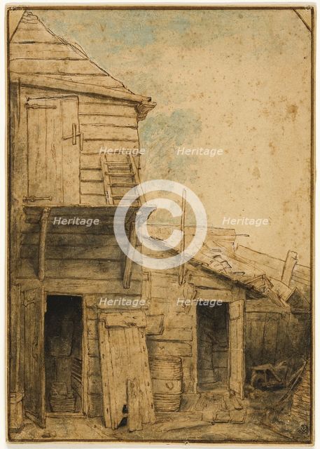 Farmyard, n.d. Creator: Adriaen van Ostade.