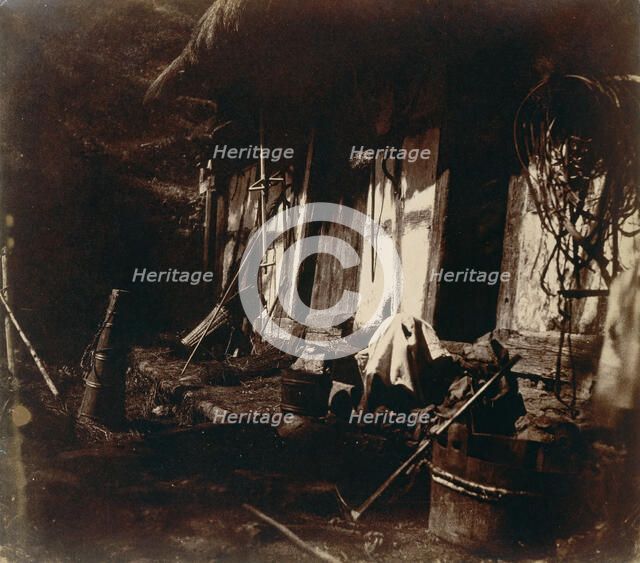 [Farmyard Scene], 1850-54. Creator: V. Dijon.