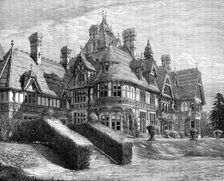 Farnborough Hill House, Hants., the new residence of the Empress Eugénie, 1881. Creator: Unknown