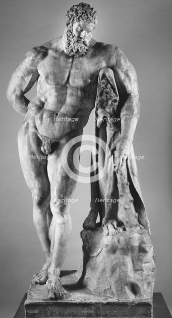 Farnese Hercules, Mid 2nd cen. AD. Creator: Art of Ancient Rome, Classical sculpture  .